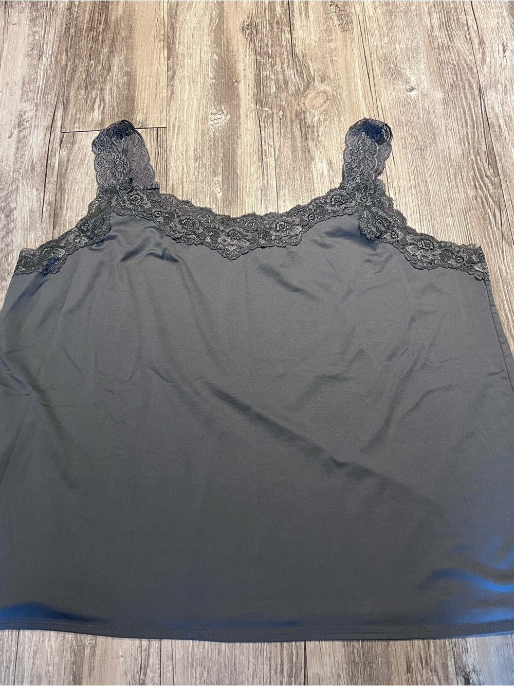 Cato Grey lace cami top measurements for sizing